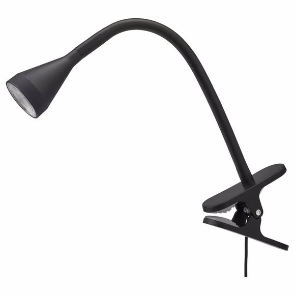 IKEA NÄVLINGE LED wall/clamp spotlight, black - Picture 1 of 5